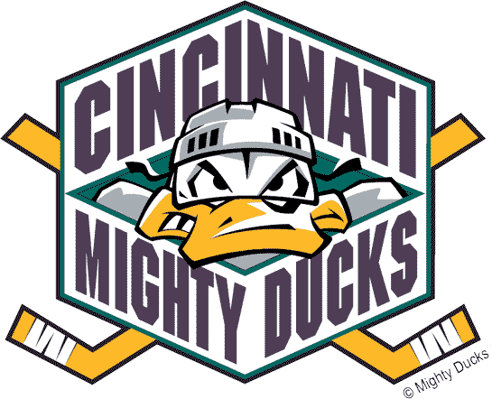 Cincinnati Mighty Ducks 1999-2005 Primary Logo iron on transfers for T-shirts